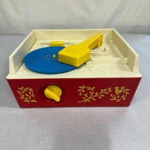 Vintage Fisher Price Music Box Record Player